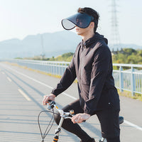 Roll-up Polarized Lens Visor Hat Unisex UPF50+