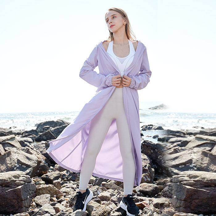 Suptex Long Hooded Jacket UPF50+