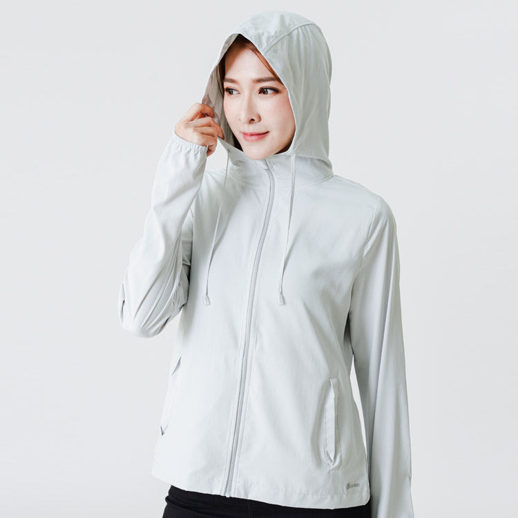 UV Cut / Cool Touch - Packable Hoodie Jacket UPF50+ Suptex-Cool Collection