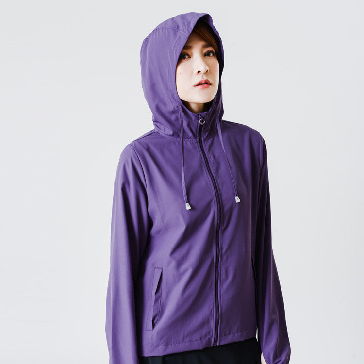 UV Cut / Cool Touch - Packable Hoodie Jacket UPF50+ Suptex-Cool Collection