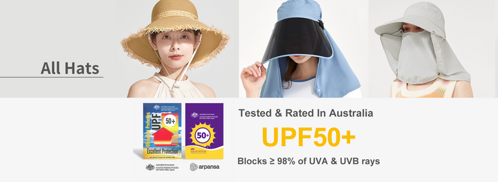 All ARPANSA Certified UPF50+ Hats