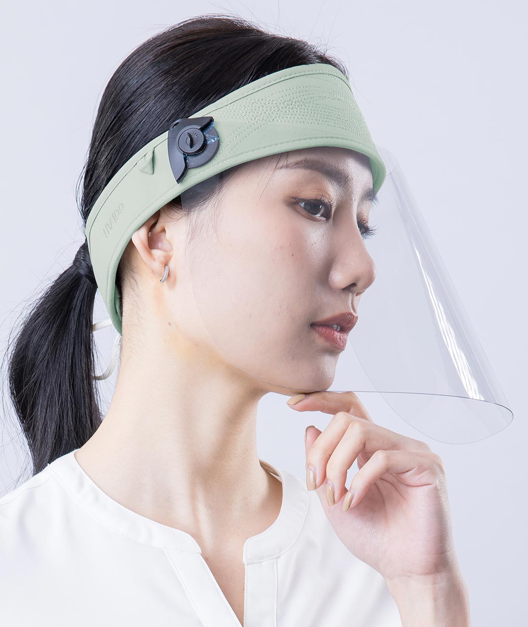 Roll-up Discoloration Lens Visor Hat Unisex UPF50+