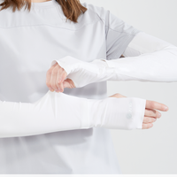 Elasticity Seamless Sleeves With Watch Access UPF50+