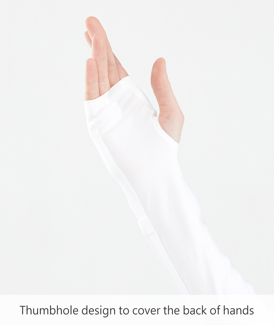 Elasticity Seamless Sleeves With Watch Access UPF50+