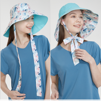UV Cut / Cool Touch - Reversible Wide Brim Hat UPF50+ Suptex-Cool Collection