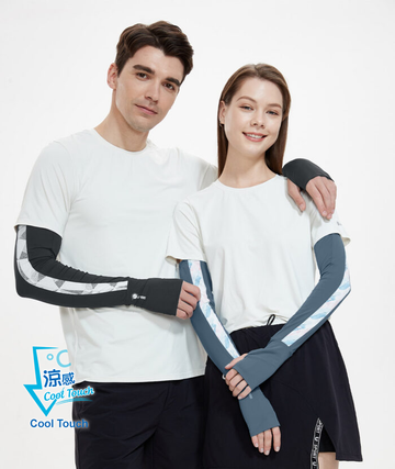 UV Cut / Cool Touch - Splicing Sleeves UPF50+ Unisex Apex-Cool+ Collection