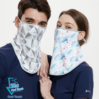 UV Cut / Cool Touch - Printed Mask Cover Neck UPF50+ Apex-Cool+ Collection