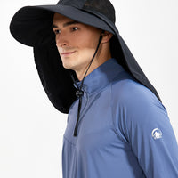 UV Cut / Cool Touch - Cover Neck Hat UPF50+ Suptex-Cool Collection