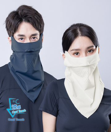 UV Cut / Cool Touch - Breathable Scarf Mask Unisex UPF50+ Apex-Cool+ Collection