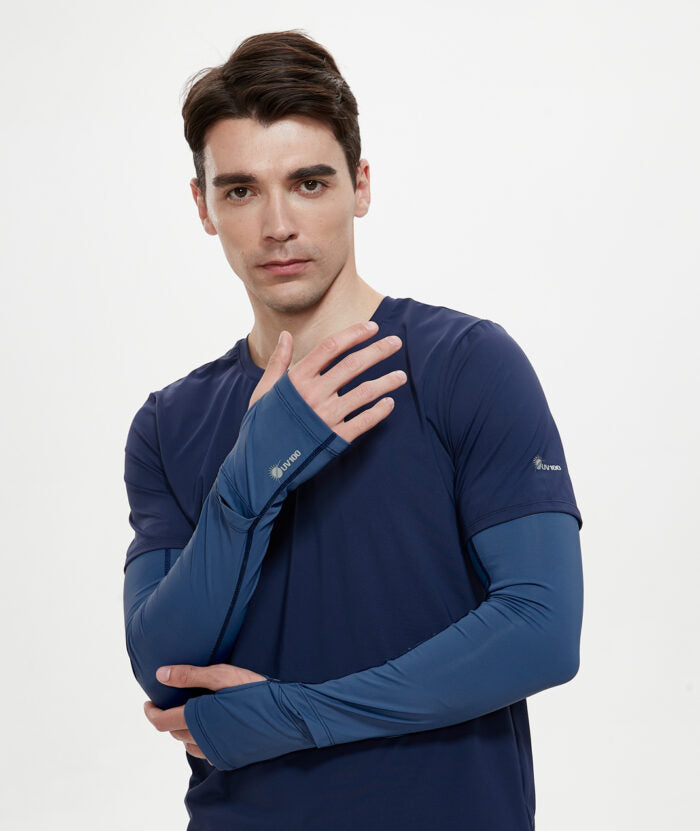 UV Cut / Cool Touch - Elasticity Sleeves with Watch Hole UPF50+ Apex-Cool+ Collection