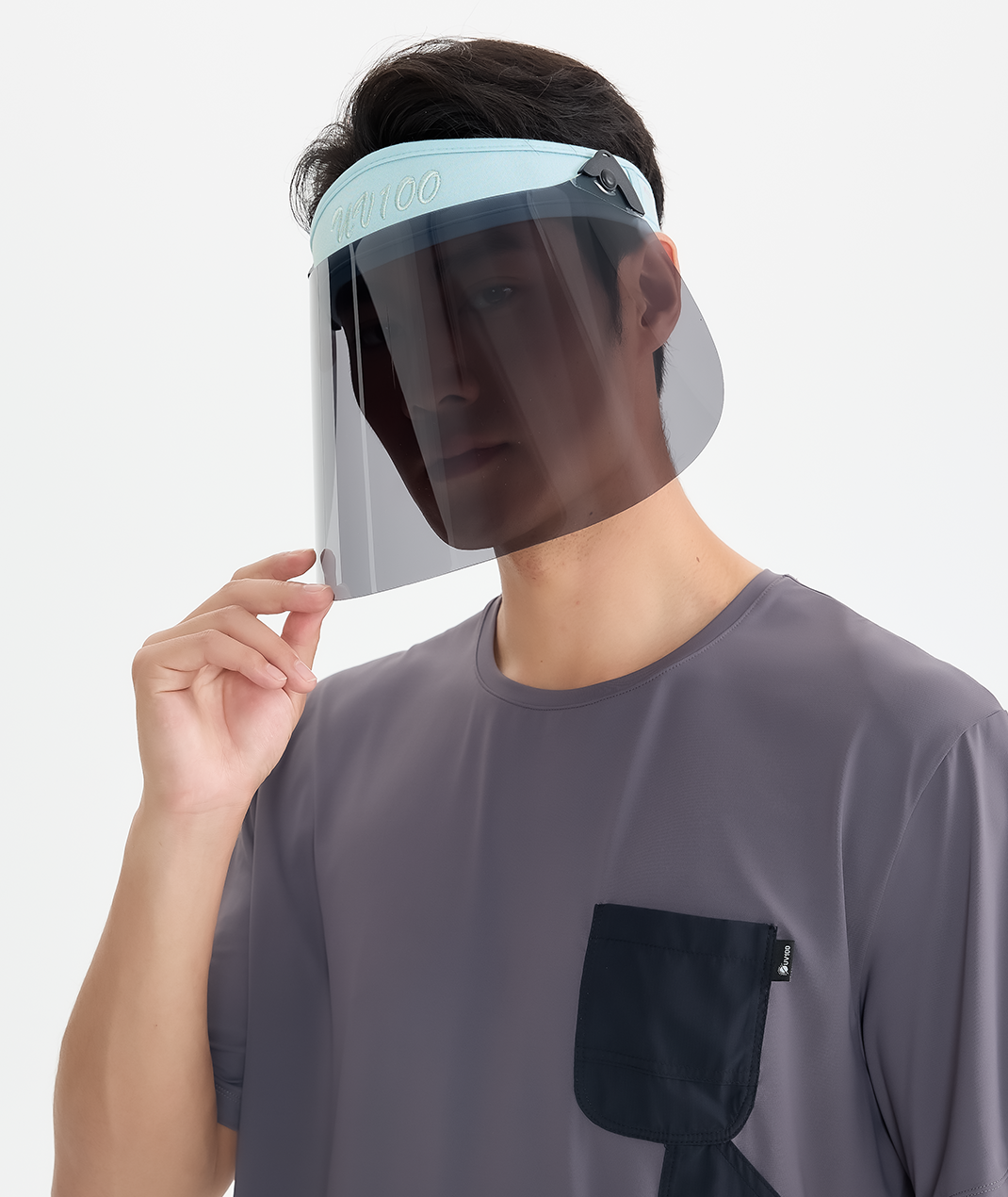 Flip-up Lens Sun Visor Hat Unisex UPF50+