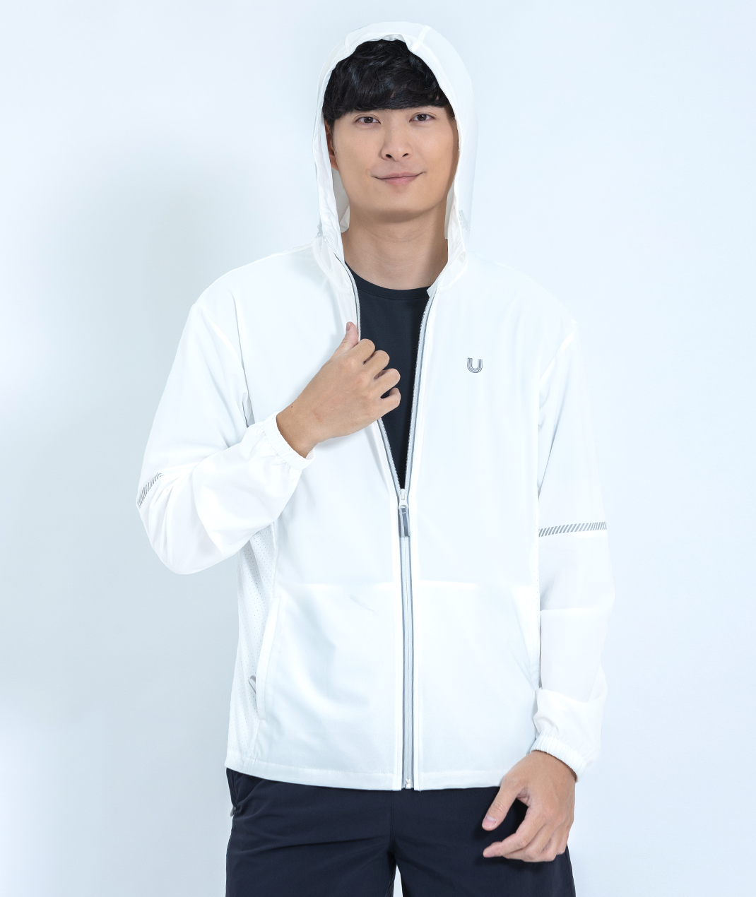 Suptex Reflective Hooded Jacket UPF50+