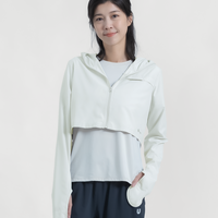 Suptex Packable Crop Hooded Jacket UPF50+