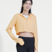 Suptex Packable Crop Hooded Jacket UPF50+