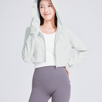 Suptex Packable Crop Hooded Jacket UPF50+