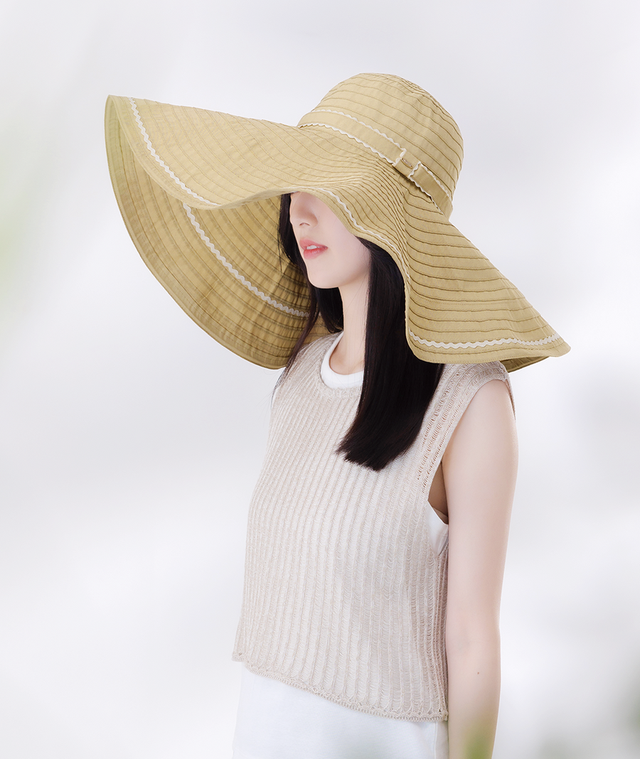 Aurelia Wide Brim Straw Hat UPF50+