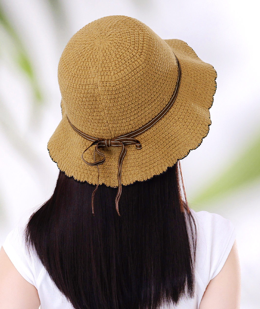 Aurelia Knitted Wave Brim Hat UPF50+