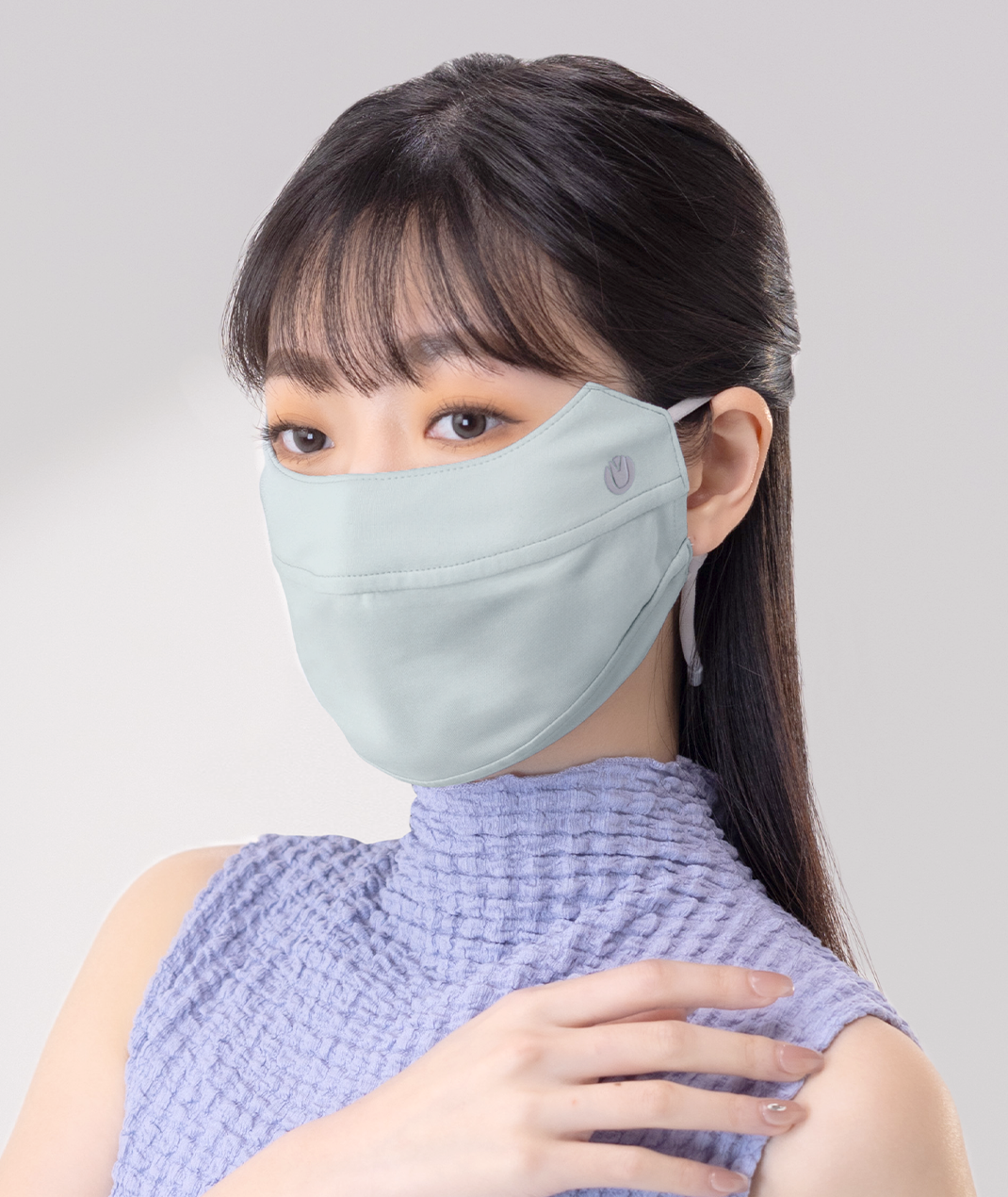 Silver Fiber Antibacterial Mask UPF50+