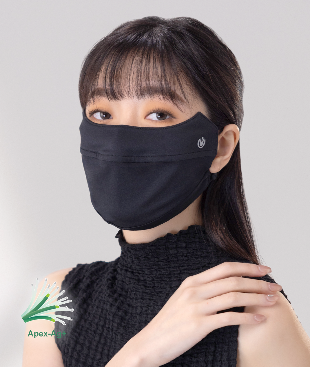 Silver Fiber Antibacterial Mask UPF50+