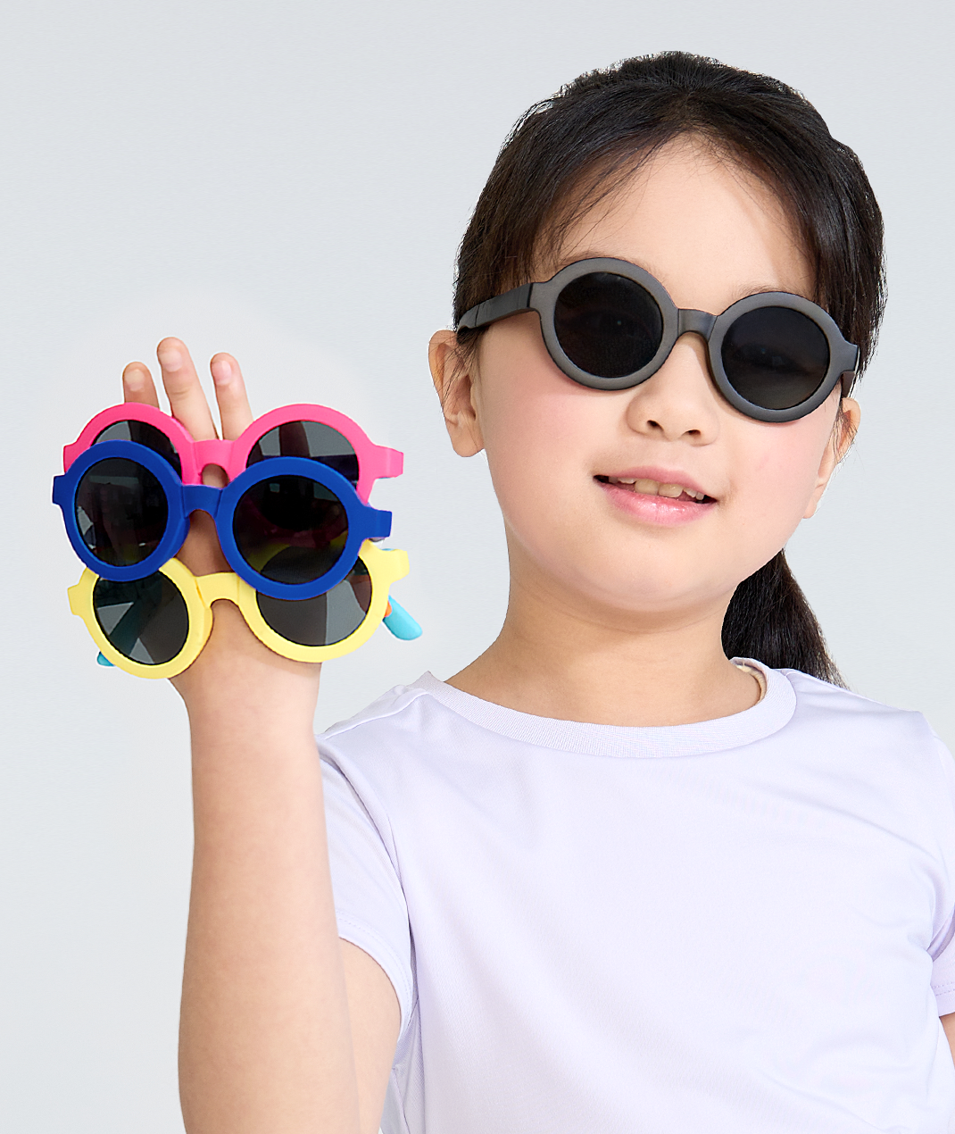 Polarized Kids Foldable Sunglasses – UV400 Protection