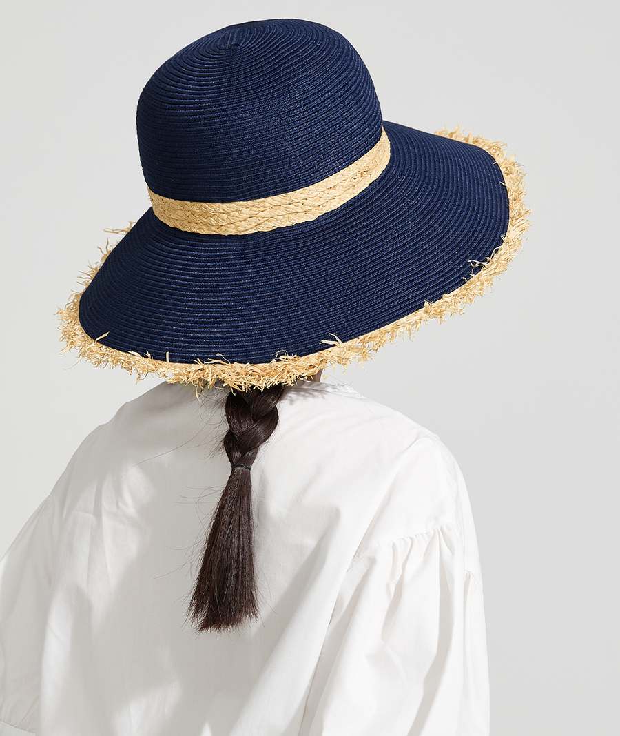 Tassel Woven Straw Hat UPF50+