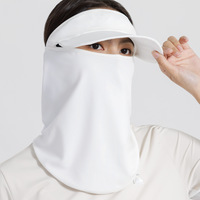 Silver Fiber Antibacterial Visor Gaiter Unisex UPF50+