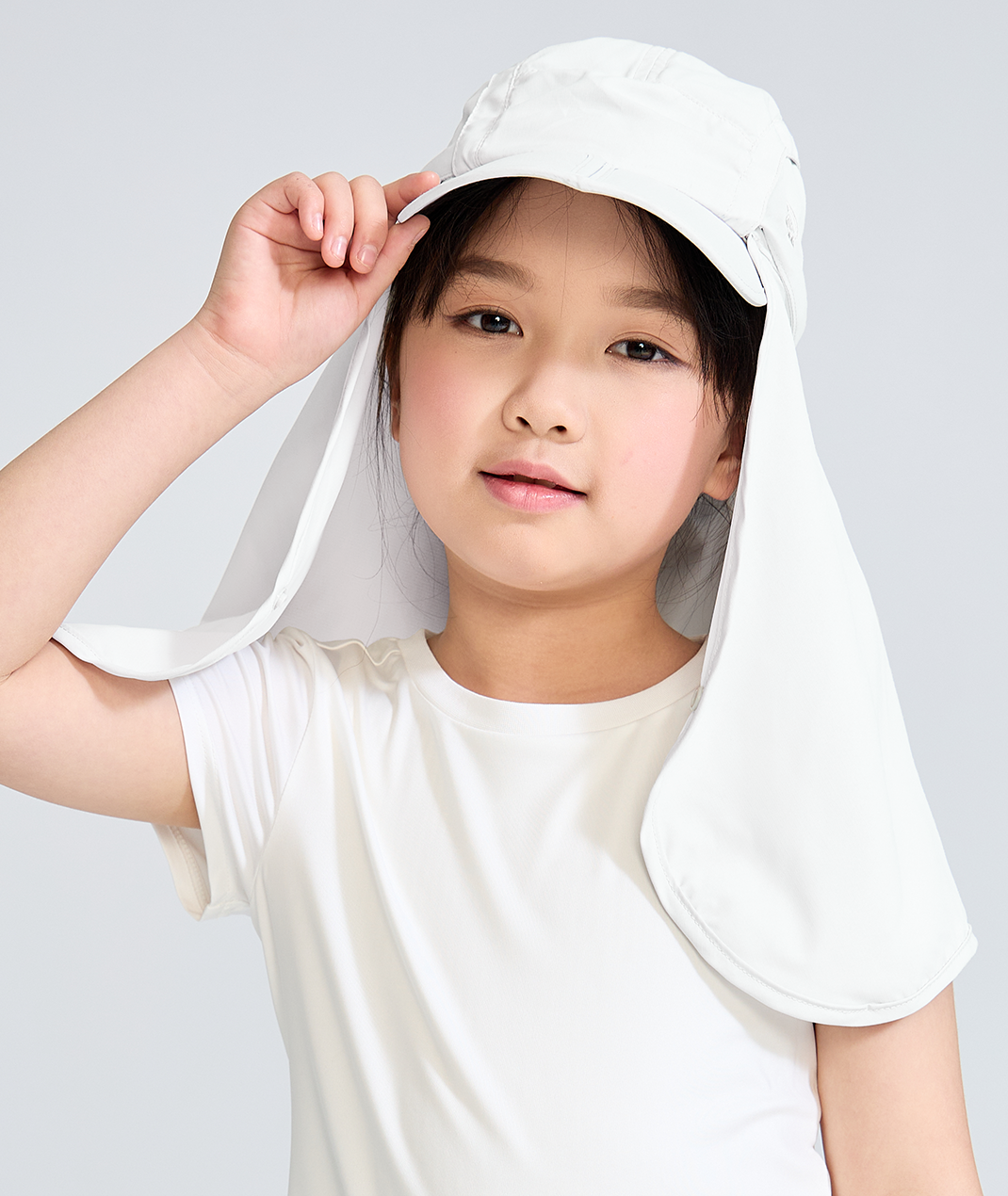 Suptex Cap With Hat Drape Kid UPF50+