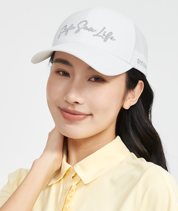 Soft Cotton Cap with Stylish Bow UPF50+