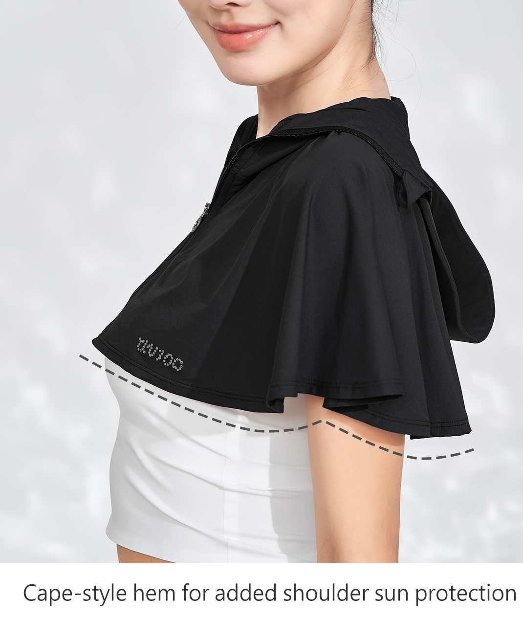 Apex Full-Protection Hooded Cape UPF50+