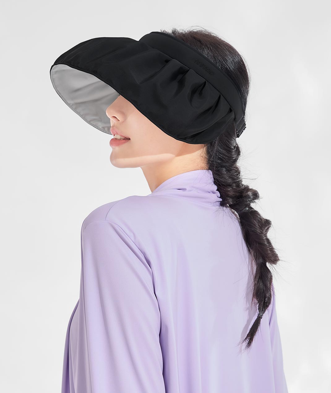 Shell-Inspired Hollow Hairband Hat UPF50+