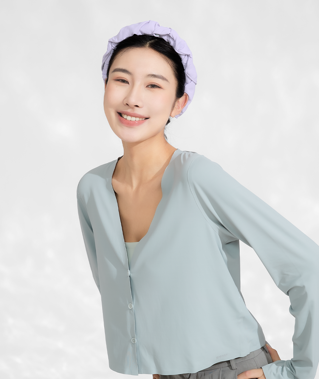 Shell-Inspired Hollow Hairband Hat UPF50+