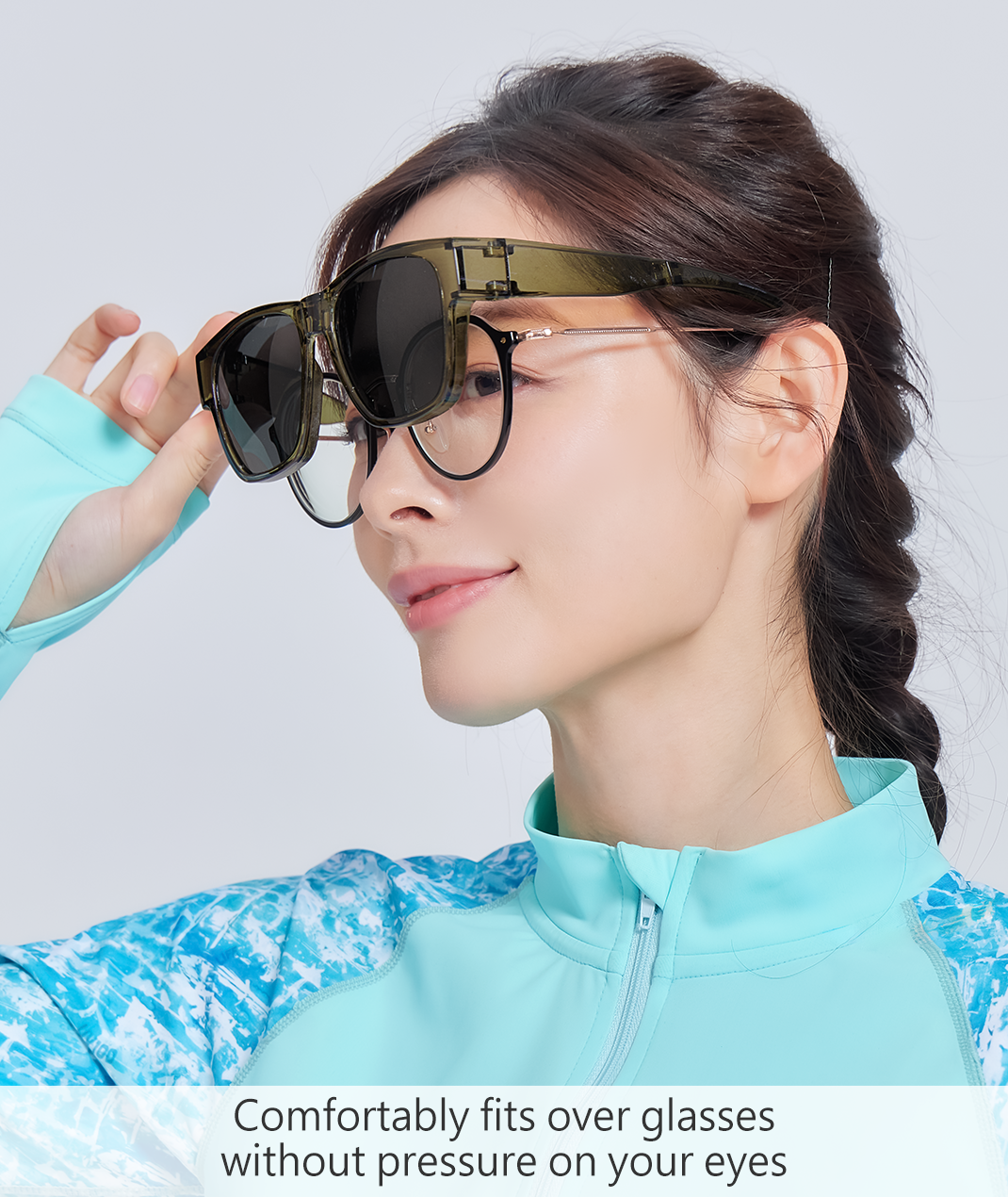 Polarized Foldable Fit-Over Sunglasses Unisex – UV400 Protection
