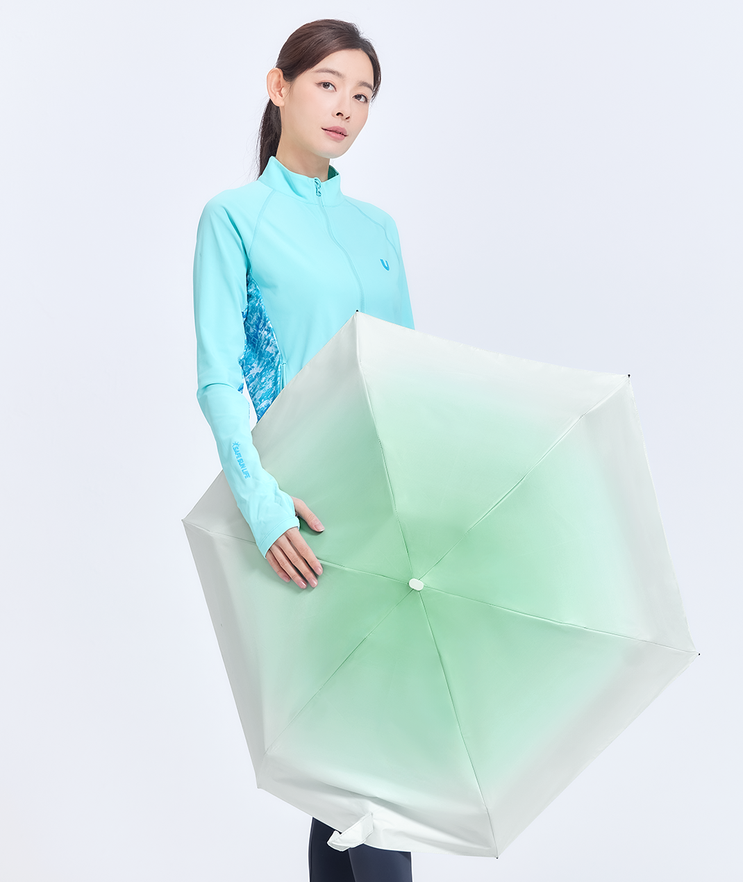 Five Fold Gradient Umbrella UPF50+