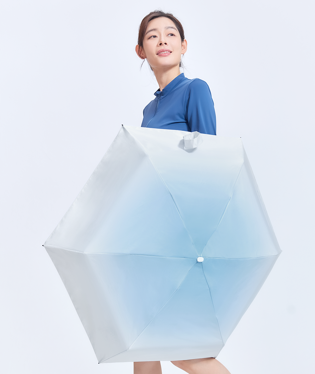 Five Fold Gradient Umbrella UPF50+
