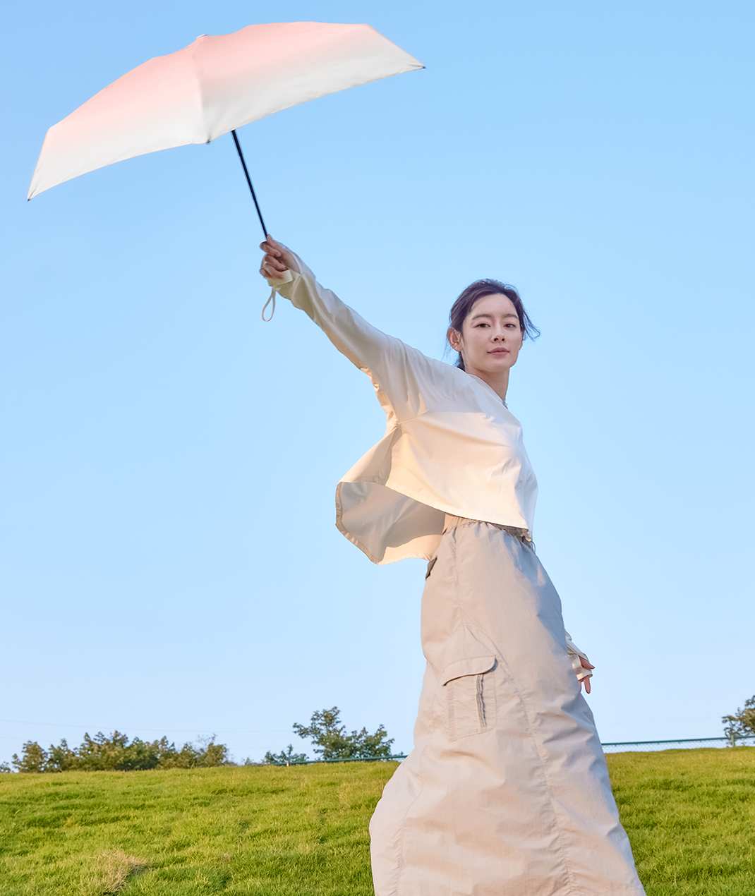 Five Fold Gradient Umbrella UPF50+