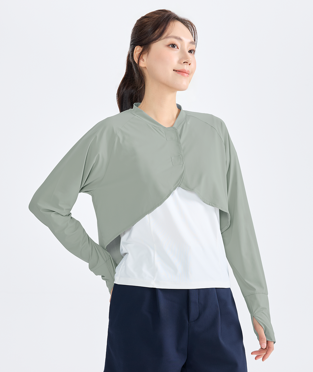 Apex Cropped Cover-Up UPF50+