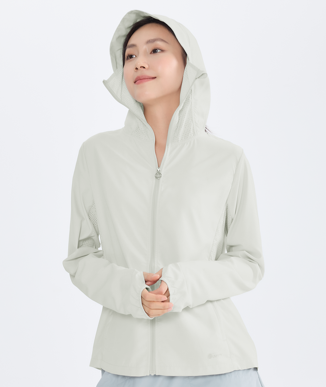 Suptex Women’s Hooded Face-Cover Jacket UPF50+