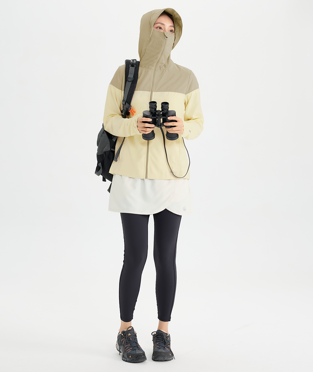 Suptex Women’s Hooded Face-Cover Jacket UPF50+