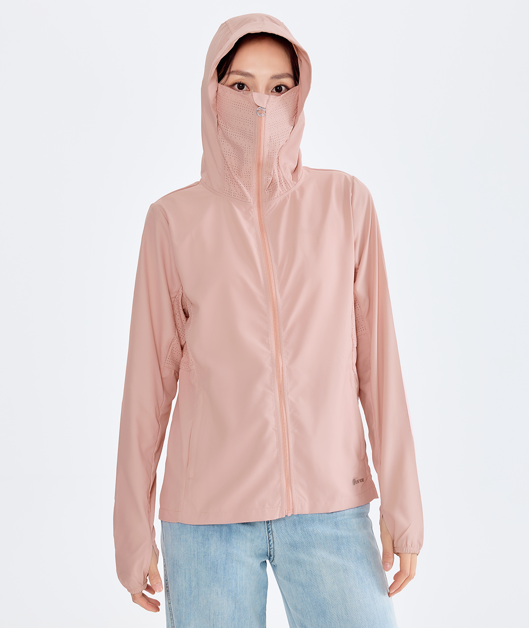 Suptex Women’s Hooded Face-Cover Jacket UPF50+