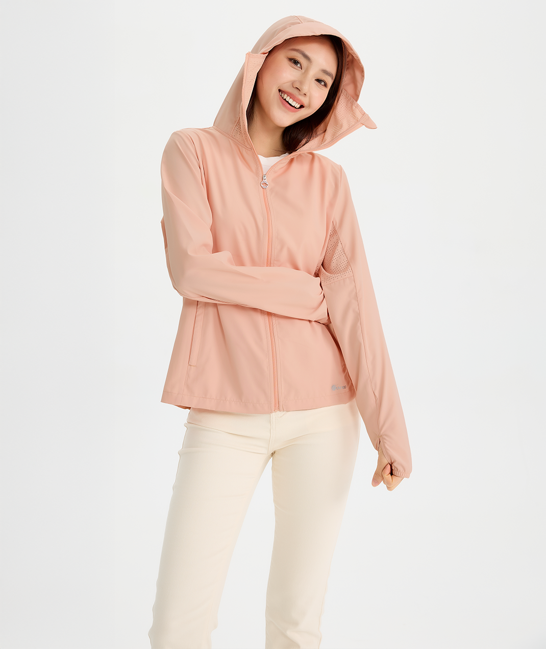 Suptex Women’s Hooded Face-Cover Jacket UPF50+