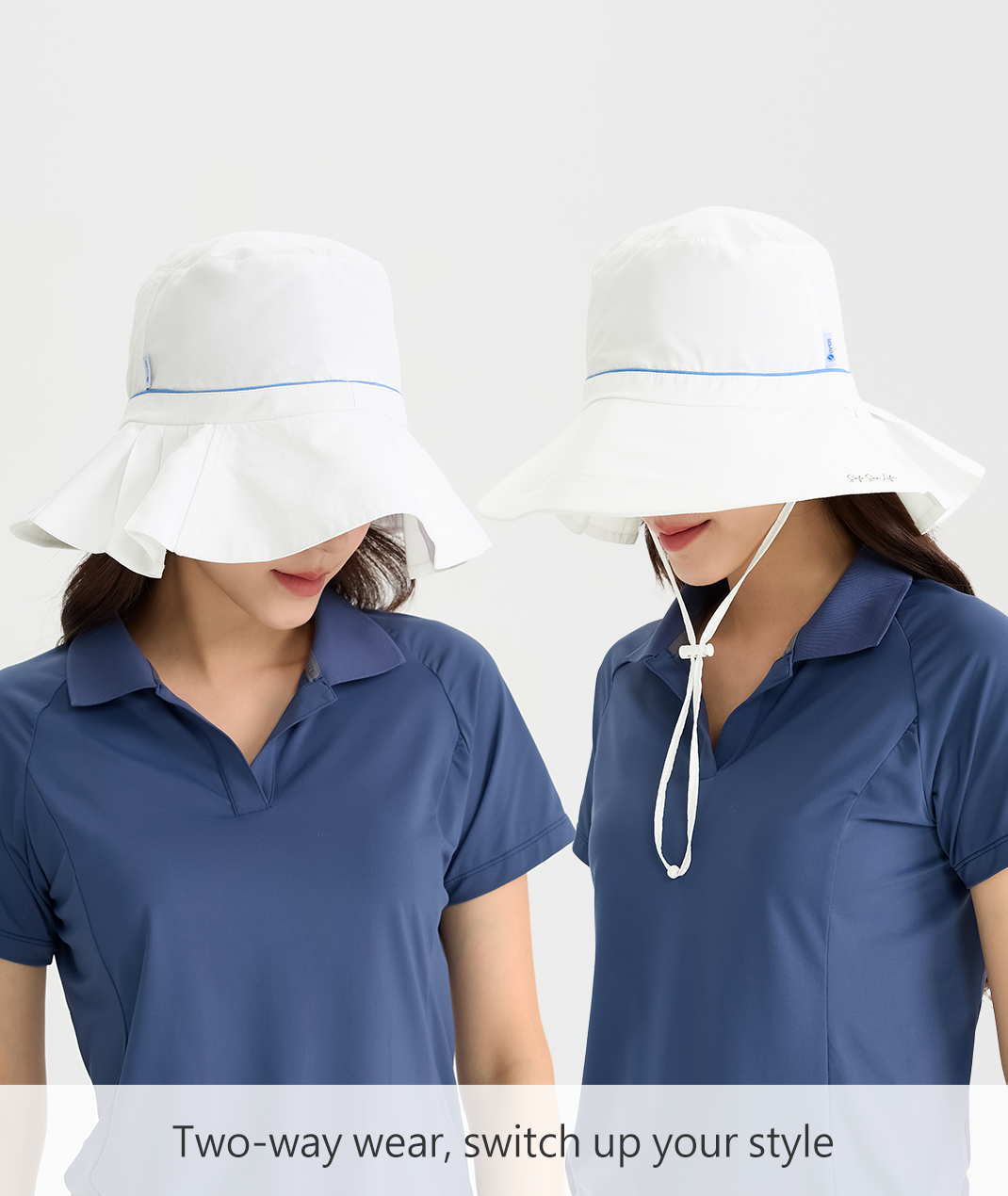 Suptex Pleated 2-Way Hat UPF50+