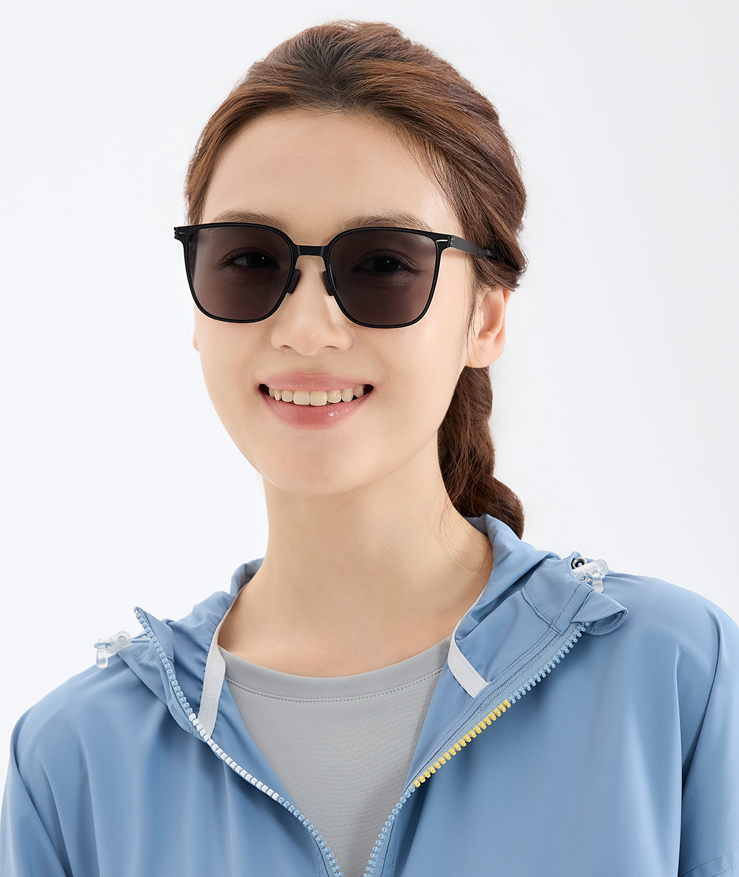 Foldable Stainless Steel Frame Polarized Sunglasses Unisex – UV400 Protection