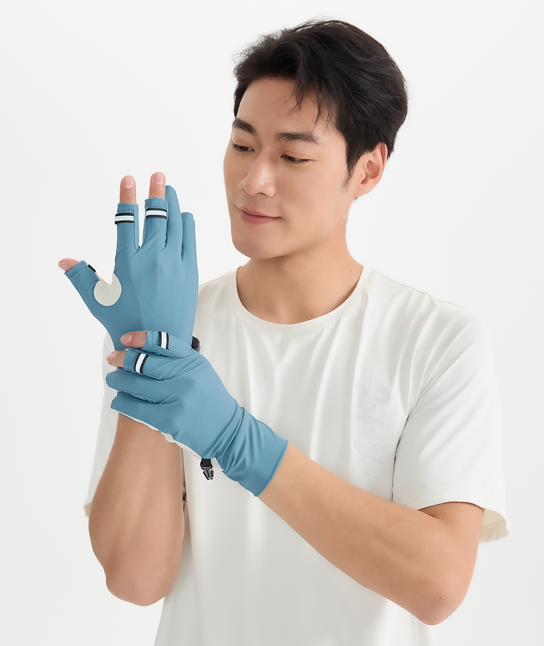 Apex 3-Finger Half-Finger Gloves Unisex UPF50+