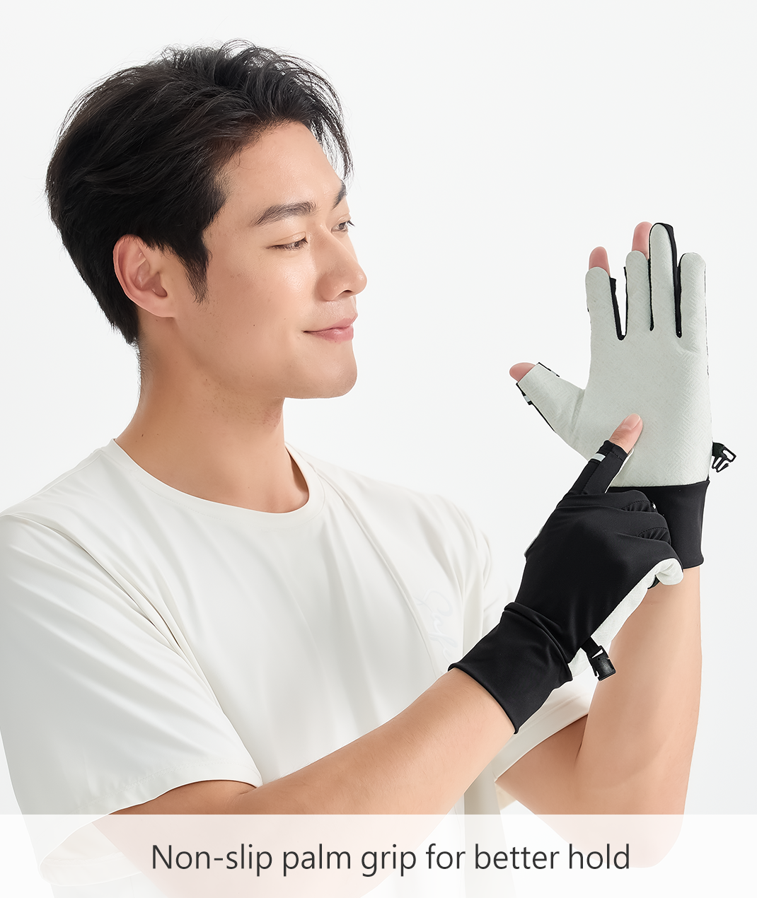 Apex 3-Finger Half-Finger Gloves Unisex UPF50+