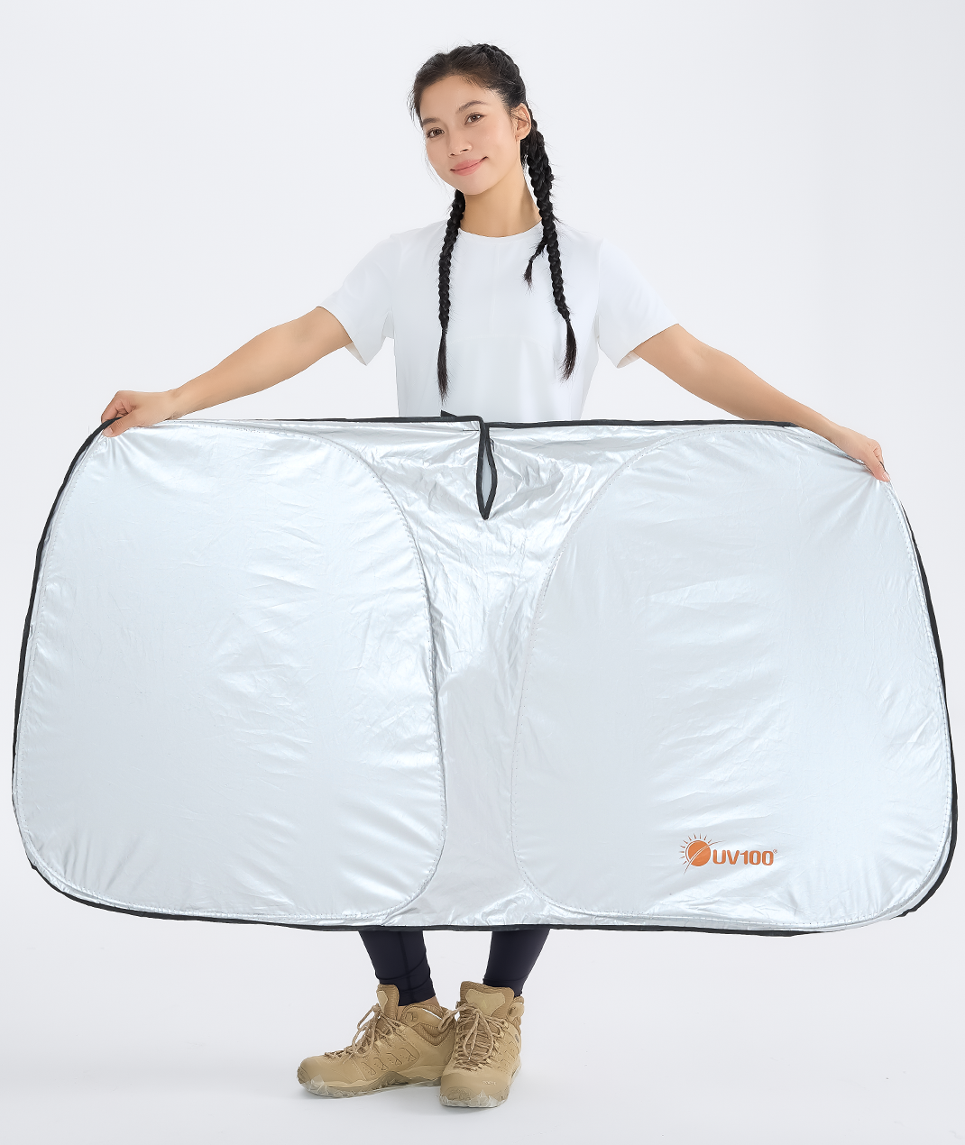 Quick-Fold Car Windshield Sun Shade UPF50+