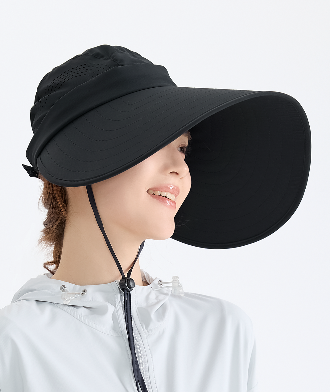 Suptex Convertible Wide-Brim Sun Hat & Visor Unisex UPF50+