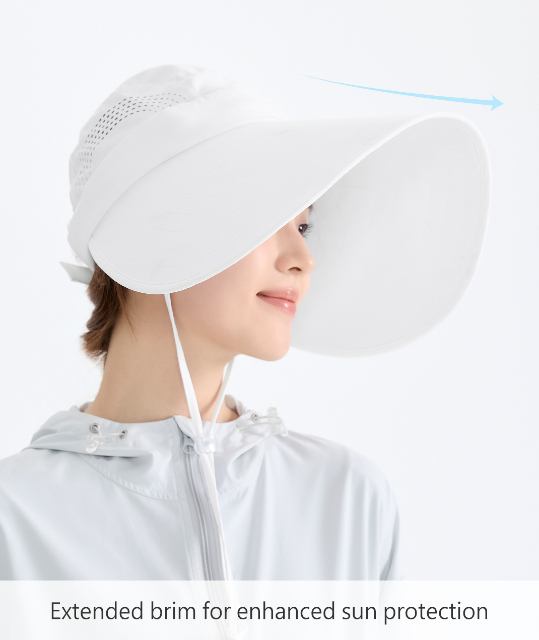 Suptex Convertible Wide-Brim Sun Hat & Visor Unisex UPF50+