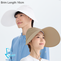 Suptex Convertible Wide-Brim Sun Hat & Visor Unisex UPF50+