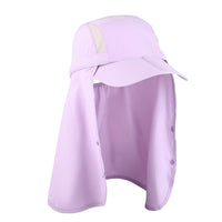 UV Cut / Cool Touch - Cap With Neck Cover Unisex UPF50+