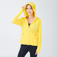 UV Cut / Cool Touch - Hoodie Jacket Spliced Mesh Women UPF50+ Apex-Cool Collection